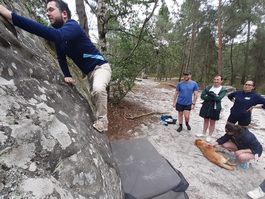Escalade en foret 02